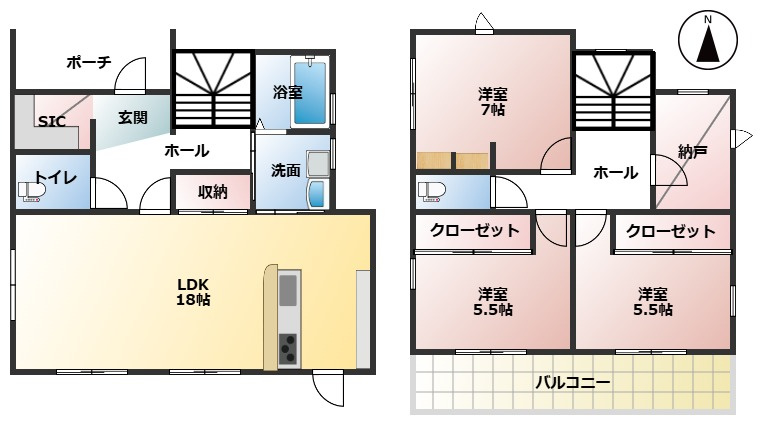 【間取り】の画像