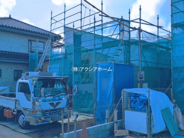 入間市狭山台1丁目・全2棟　新築一戸建　2号棟の外観|現地写真（2026年7月8日撮影）