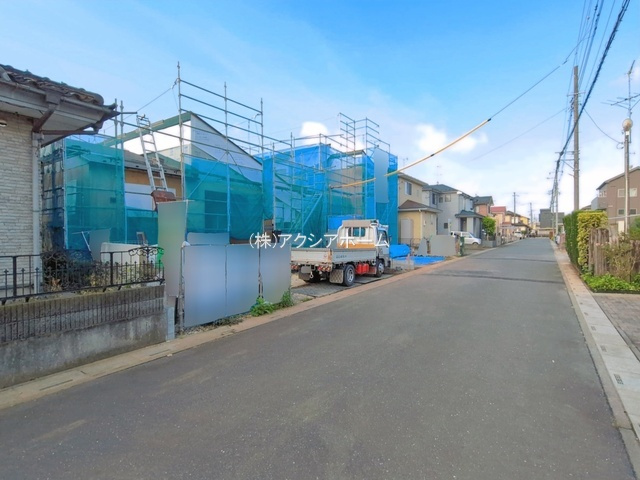 入間市狭山台1丁目・全2棟　新築一戸建　2号棟の前面道路含む現地写真|現地写真（2026年7月8日撮影）