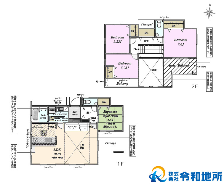 新築戸建　高座郡寒川町一之宮8丁目の間取り