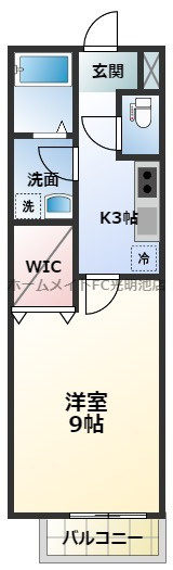 グランパルク・コーズの間取り