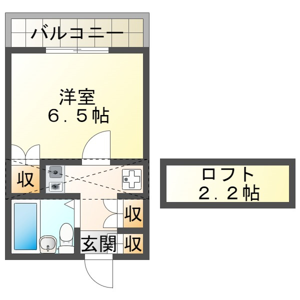 セトウル福田の間取り