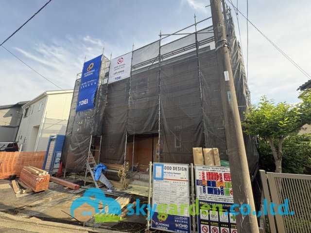 藤沢市打戻２期　新築戸建　全１棟の外観|建物外観を気になさる方へ、見た目の良い物件です