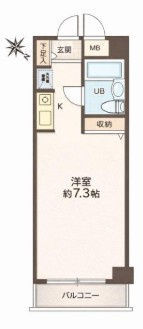 【間取り】 | モナークマンション堀切菖蒲園