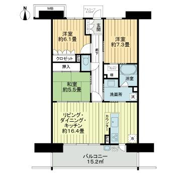 サーパスシティ桜井町の間取り|間取り