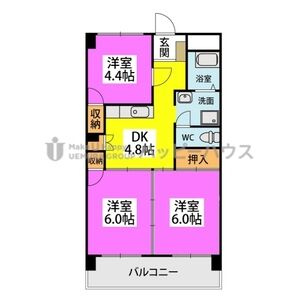 和白宮前ビルの間取り