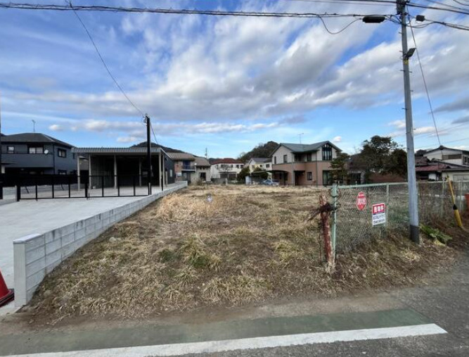 愛甲郡愛川町田代の売地の外観