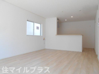 【居間・リビング】 | 石川町下泉新築一戸建て2棟 | おしゃれな居間です