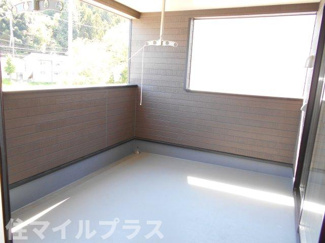 【バルコニー】 | 石川町下泉新築一戸建て2棟 | 陽当たり良好なバルコニーです