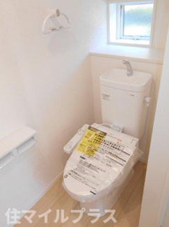 【トイレ】 | 石川町下泉新築一戸建て2棟 | シンプルで使いやすいトイレです