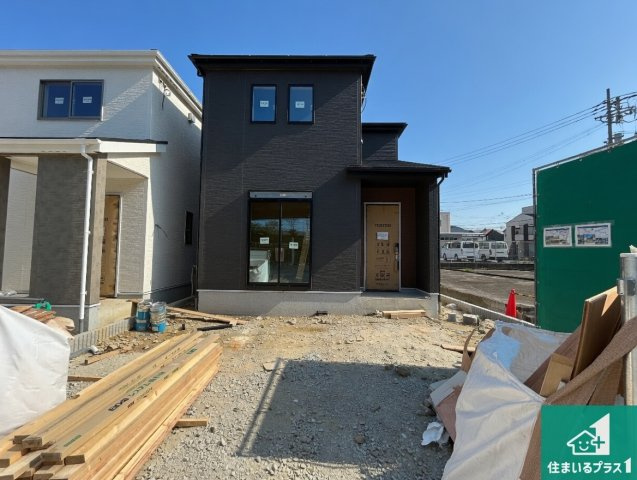 ●香芝市上中　第1期　新築一戸建ての外観|お近くの同じ売主さんが建築したお家をご案内致します。実際に使われている設備をご覧ください。