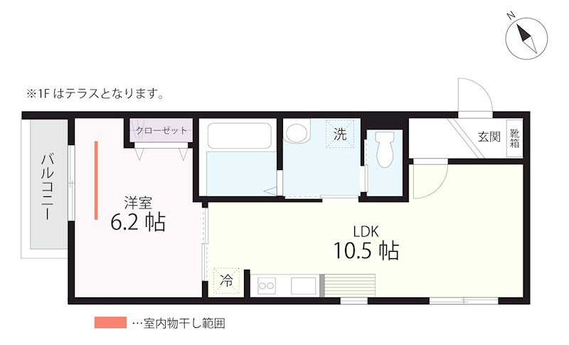 QUIET CRAB HOUSE TOGETHER 上大岡(仮)の間取り