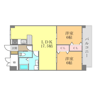 【間取り】 | カーサグラン余戸