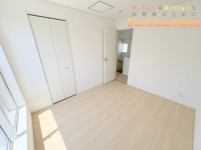 【サンスターホーム】福生市熊川　新築戸建3号棟の洋室