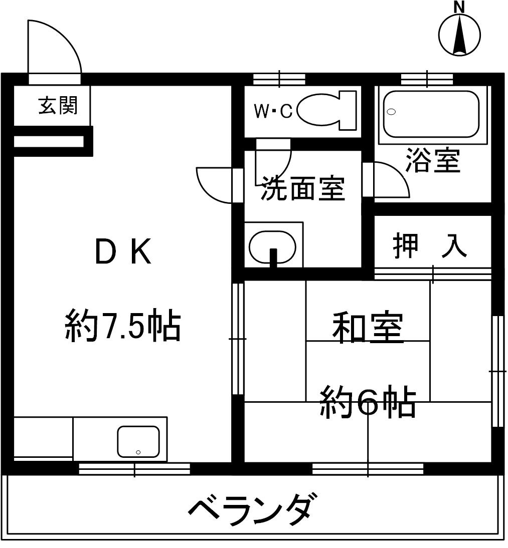 ラビス王塚公園の間取り