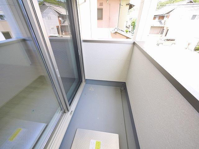 ジーメゾン大和郡山ルクディのバルコニー