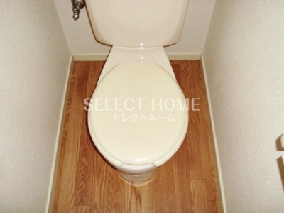 【トイレ】 | タンポポハウスＡ | 清潔感のあるトイレです