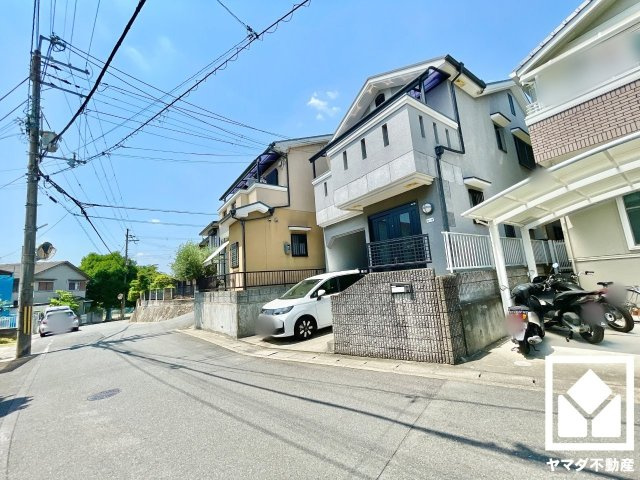 宇治市広野町宮谷の前面道路含む現地写真