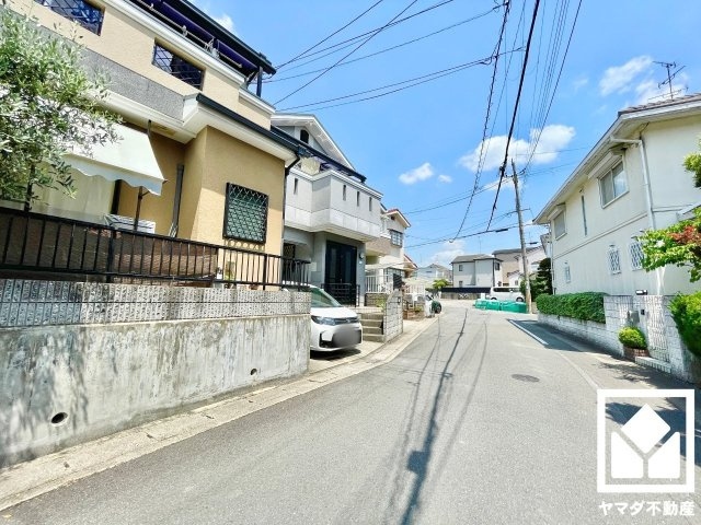 宇治市広野町宮谷の前面道路含む現地写真