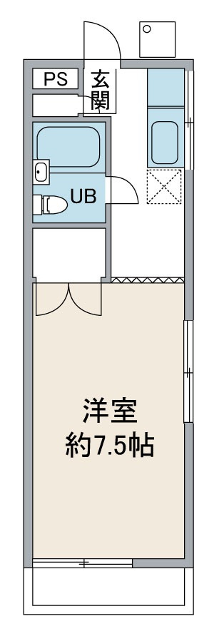 パールハイツ吉川の間取り