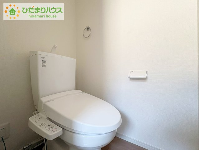 ひたちなか市市毛4期　新築戸建　2号棟のトイレ|温水洗浄便座ついてます(^^♪