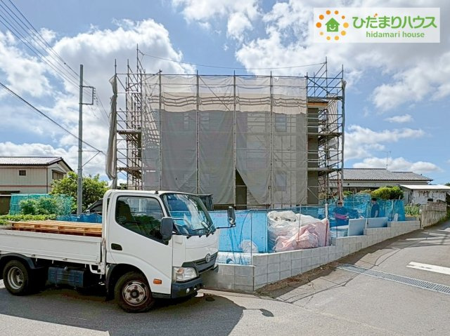 ひたちなか市市毛4期　新築戸建　1号棟の外観|たっぷりの陽光と心地よい風が舞い込む住まい♪