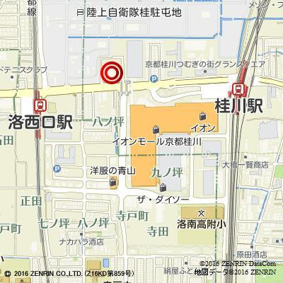 京都桂川つむぎの街マークスクエアの地図