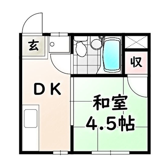 【間取り】 | 道徳新町4丁目貸家【名古屋市賃貸・平屋】
