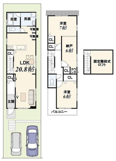 【間取り】 | K41360-大宮