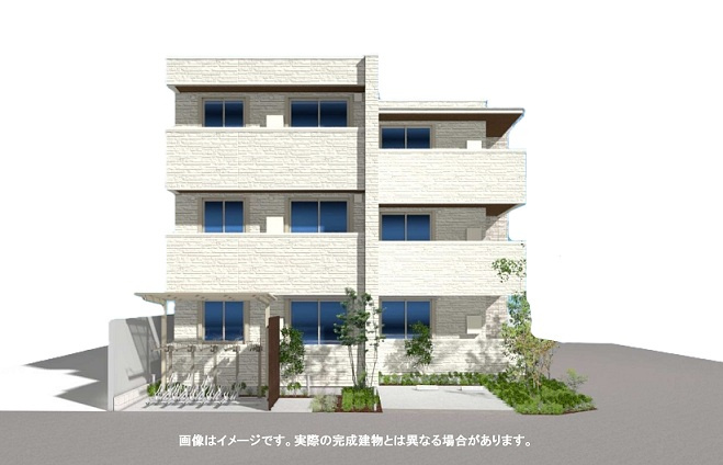 ヴィラージュ穂々の外観パース