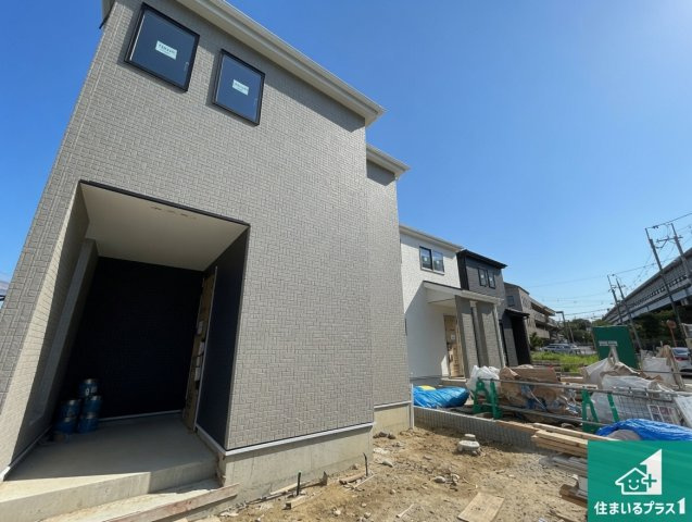 ●香芝市上中　第1期　新築一戸建ての外観|建築中ですが現地を見ると分かる事もございますので、ぜひ一度現地をご覧ください。