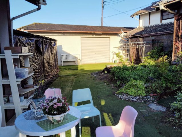 奈良市尼辻中町戸建ての庭|お庭でBBQもできます。