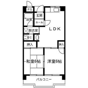 恒信ハイツ　大領小学校の間取り|恒信ハイツ　間取り