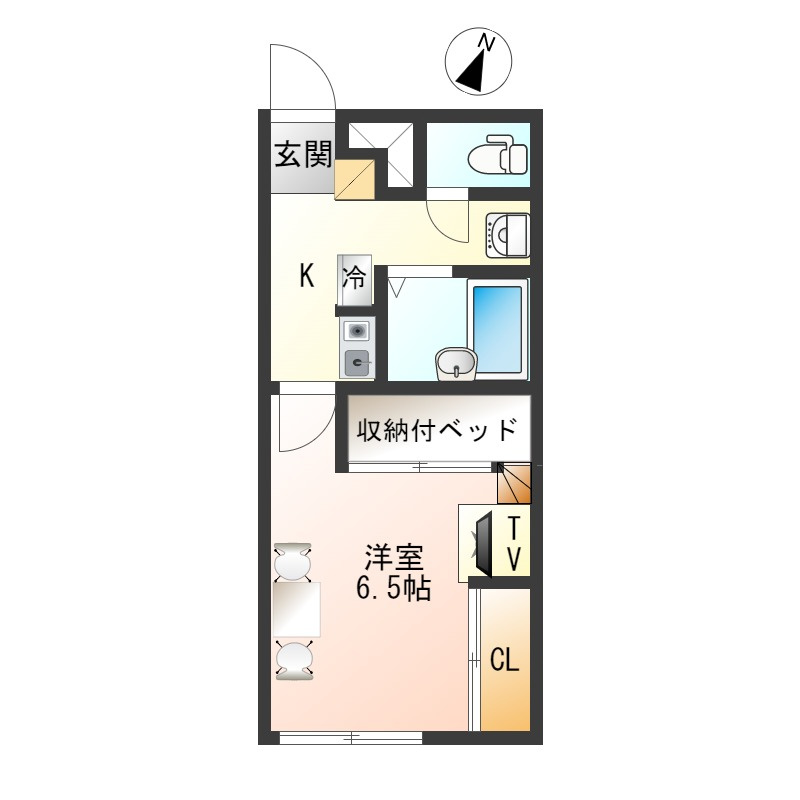 ティアラ松山の間取り