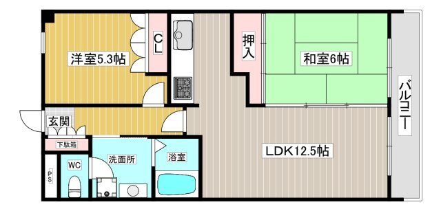 【間取り】 | グレイスコート直井