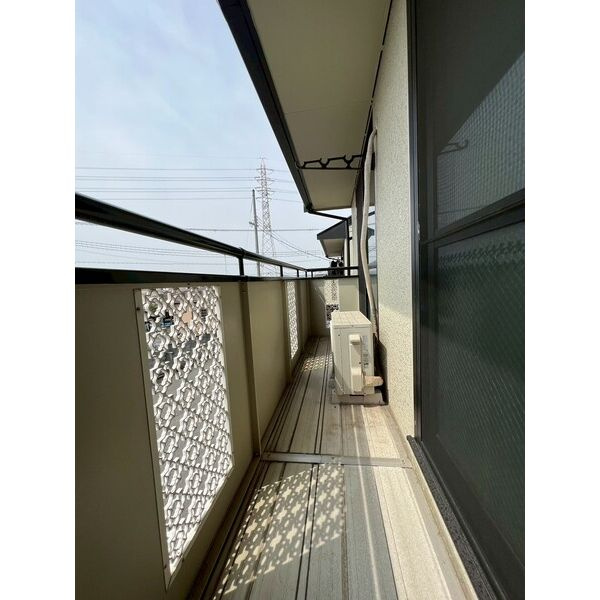 メゾンソレイユのバルコニー