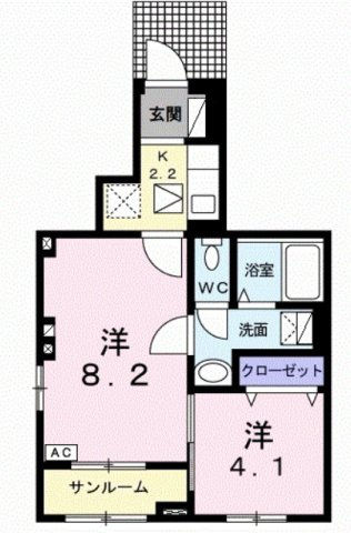 カーサ・ブライトの間取り