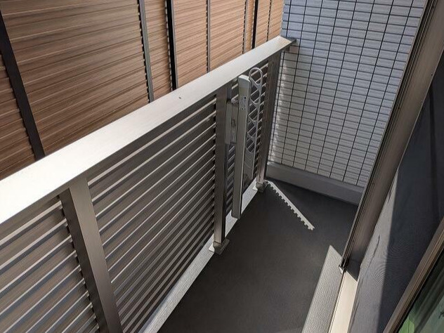 高円寺パレスのバルコニー