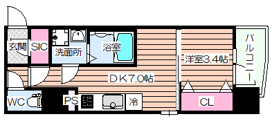 【間取り】 | エスリードレジデンス大阪福島フロント