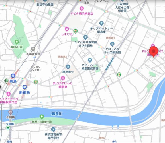 エストグローヴの地図