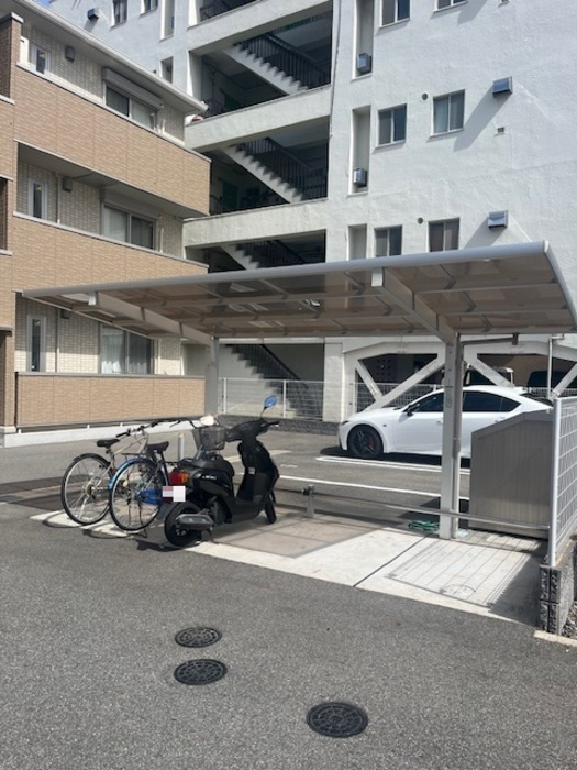 広島市西区観音新町１丁目のアパートのその他共用部分|駐輪場