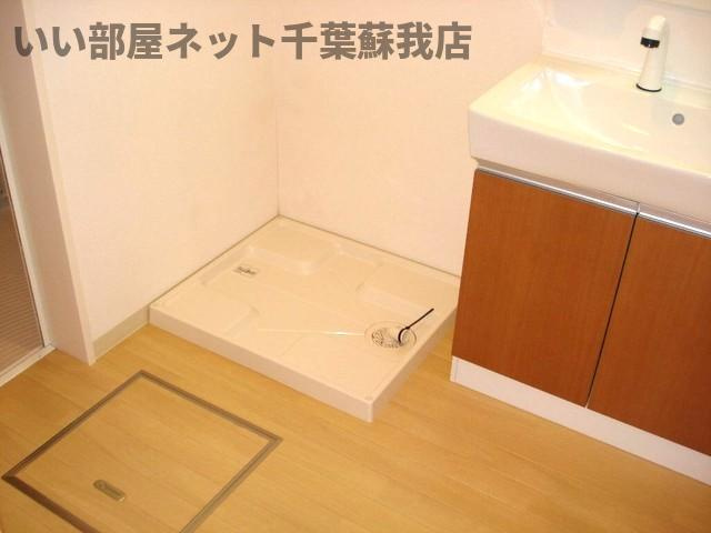 クローバーの内装|室内洗濯機置き場