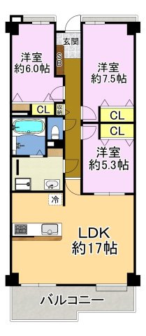 【間取り】の画像