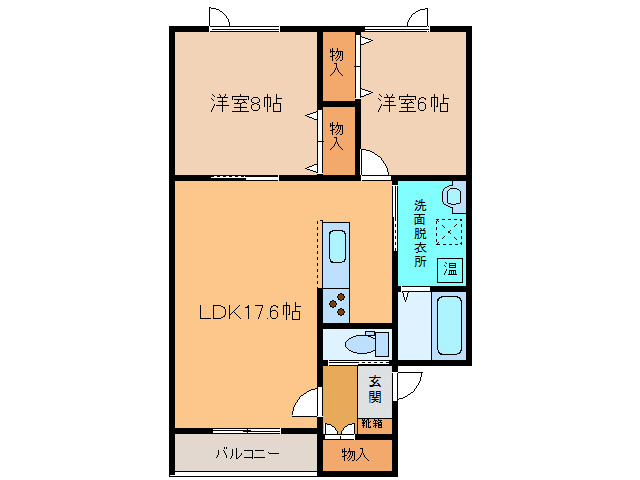 ステラⅡKの間取り