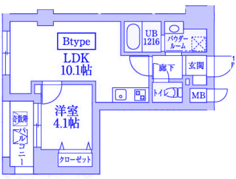 La Cezanne Tokiwaの間取り
