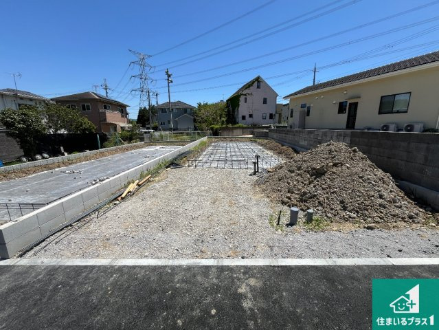 甲賀市水口町新城　新築一戸建ての外観|現在建築中！落ち着いた街並みで新生活を始めることが出来そう！周辺の物件も併せてご紹介させて頂きます！