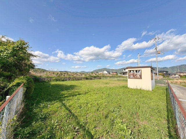 売土地　千代川町北ノ庄荒牧の前面道路含む現地写真