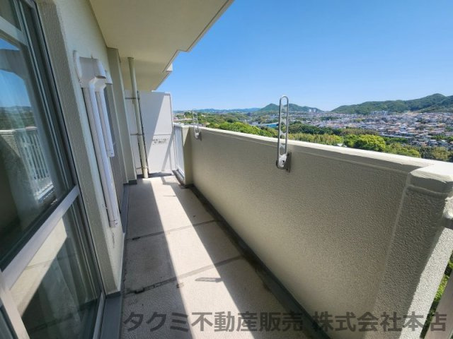 グリーンコーポジェームス山　壱番館のバルコニー