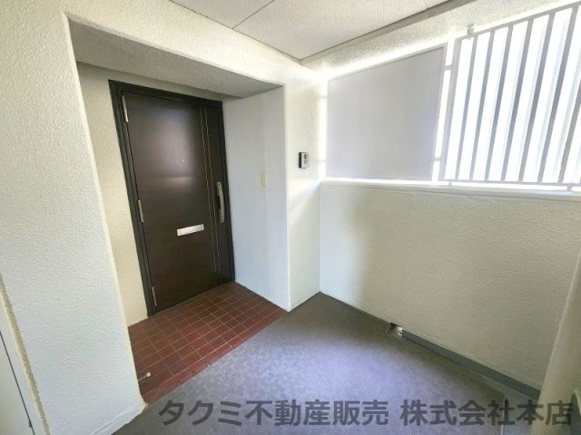 グリーンコーポジェームス山　壱番館の玄関