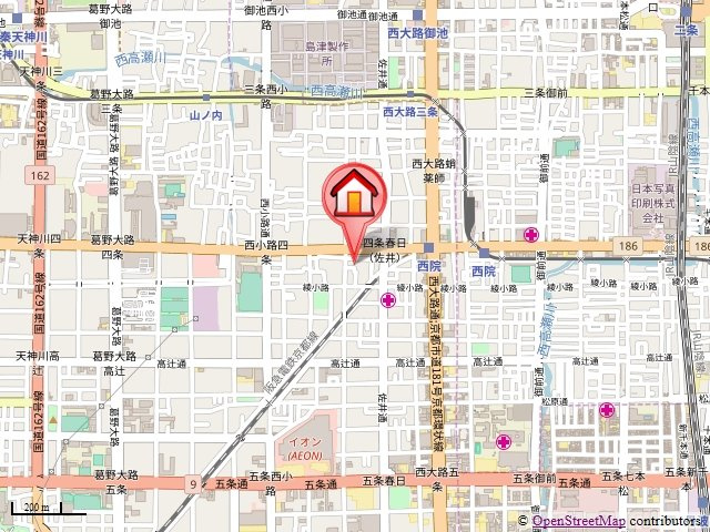 ヴェルドミール佐井の地図